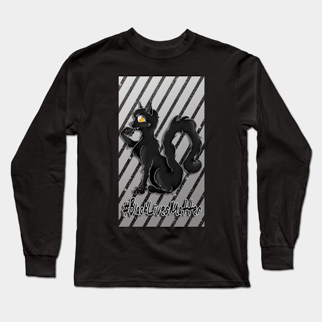 #BlackLivesMatter Long Sleeve T-Shirt by michichan